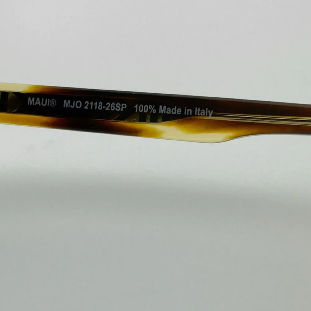 Maui Jim MJO 2118-26SP Tortoise Brown Round Eyeglasses Frames 49-20‎ 145 H12357
